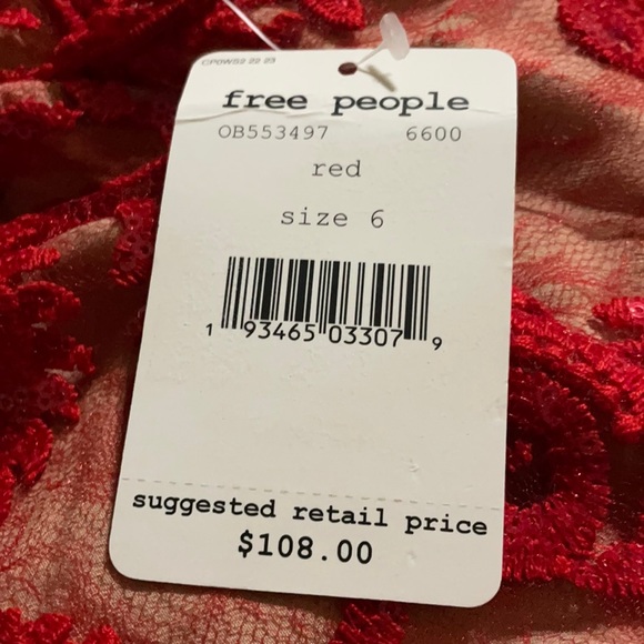 NWT Free People Night Shimmer Mini Dress - Picture 9 of 10